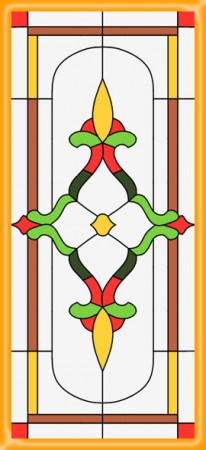 Витражи для двери - dv-45