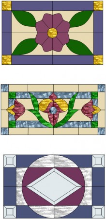Витражи панно - AM153