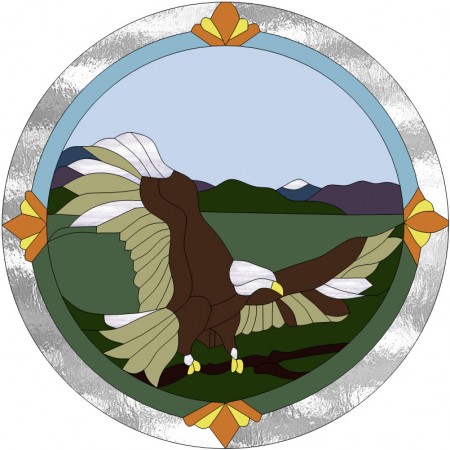 Витражи панно - AM162