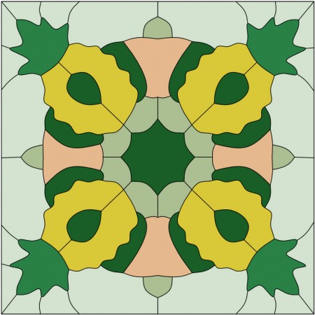 Витражи панно - AM183