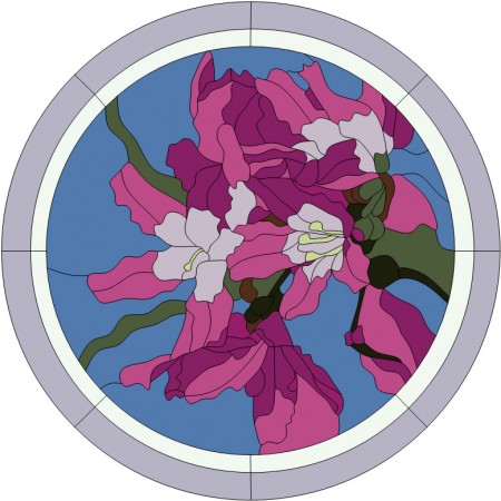 Витражи панно - AM227