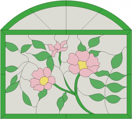 Витражи панно - AM252