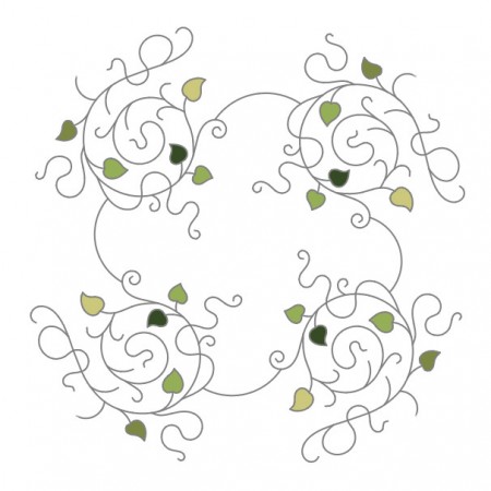 Витражи для потолка - F035